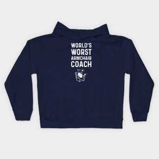 Worst Rugby Armchair Coach Kids Hoodie